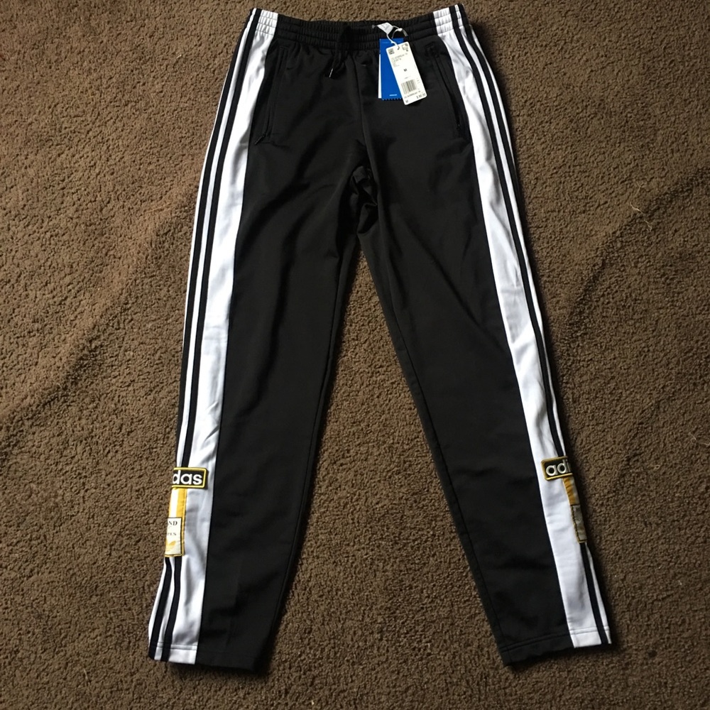 Adidas orginal snap away track pants